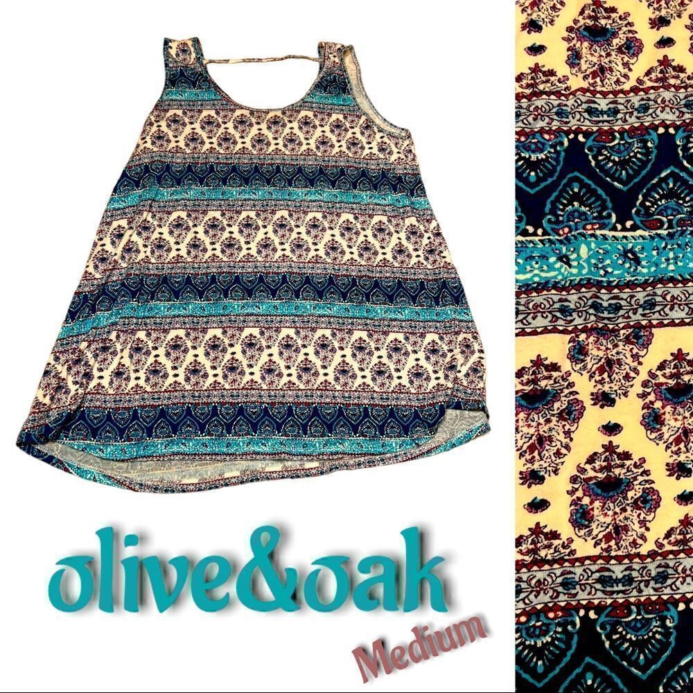 Olive & Oak Paisley Tank top M
